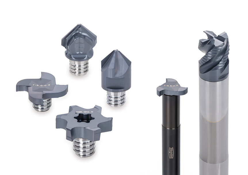 ヘッド交換式エンドミル『TungMeister』加工用ヘッドに新材種を設定!